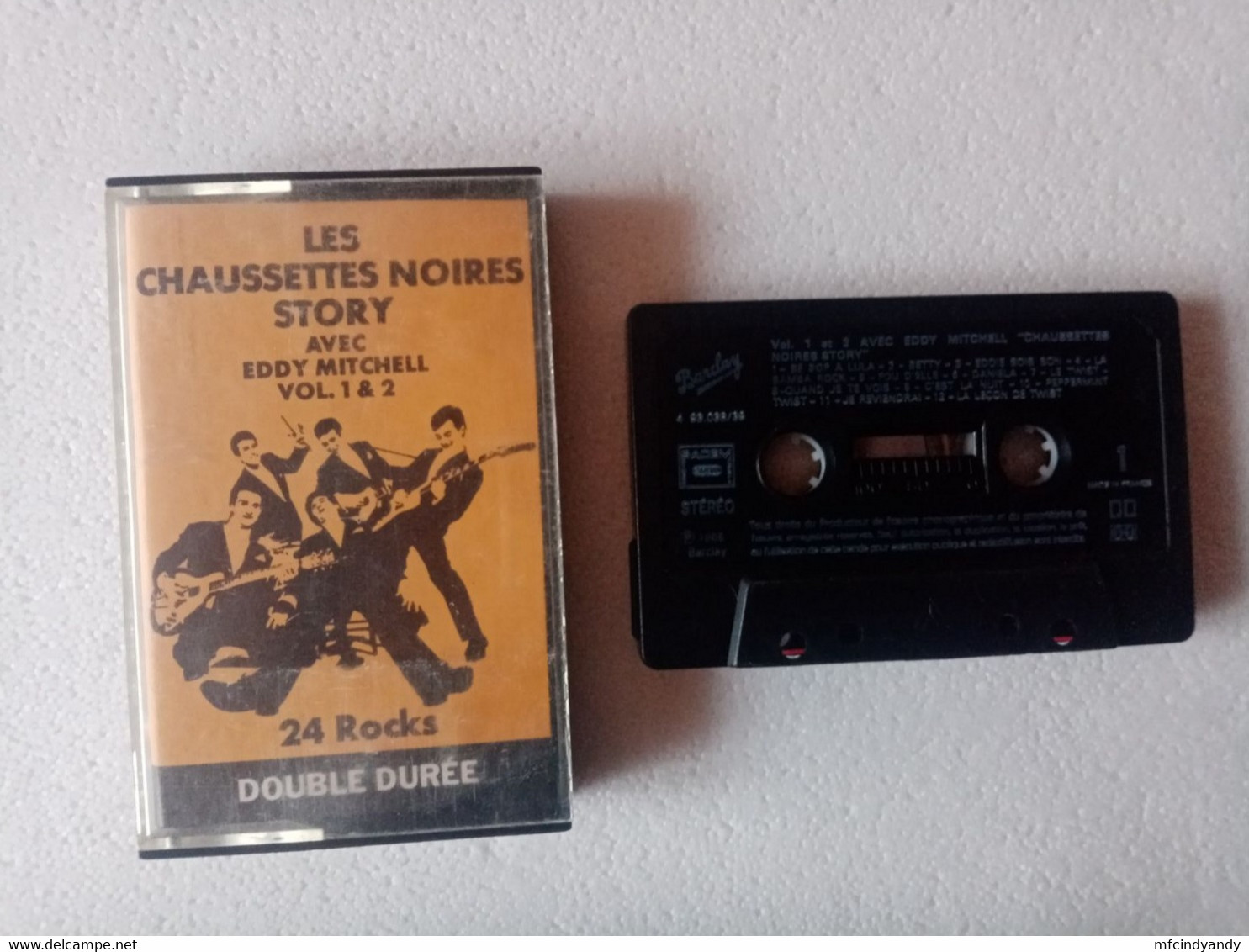 Cassette Audio - Eddy Mitchell Et Les Chaussettes Noires - V1 Et 2 - Cassettes Audio