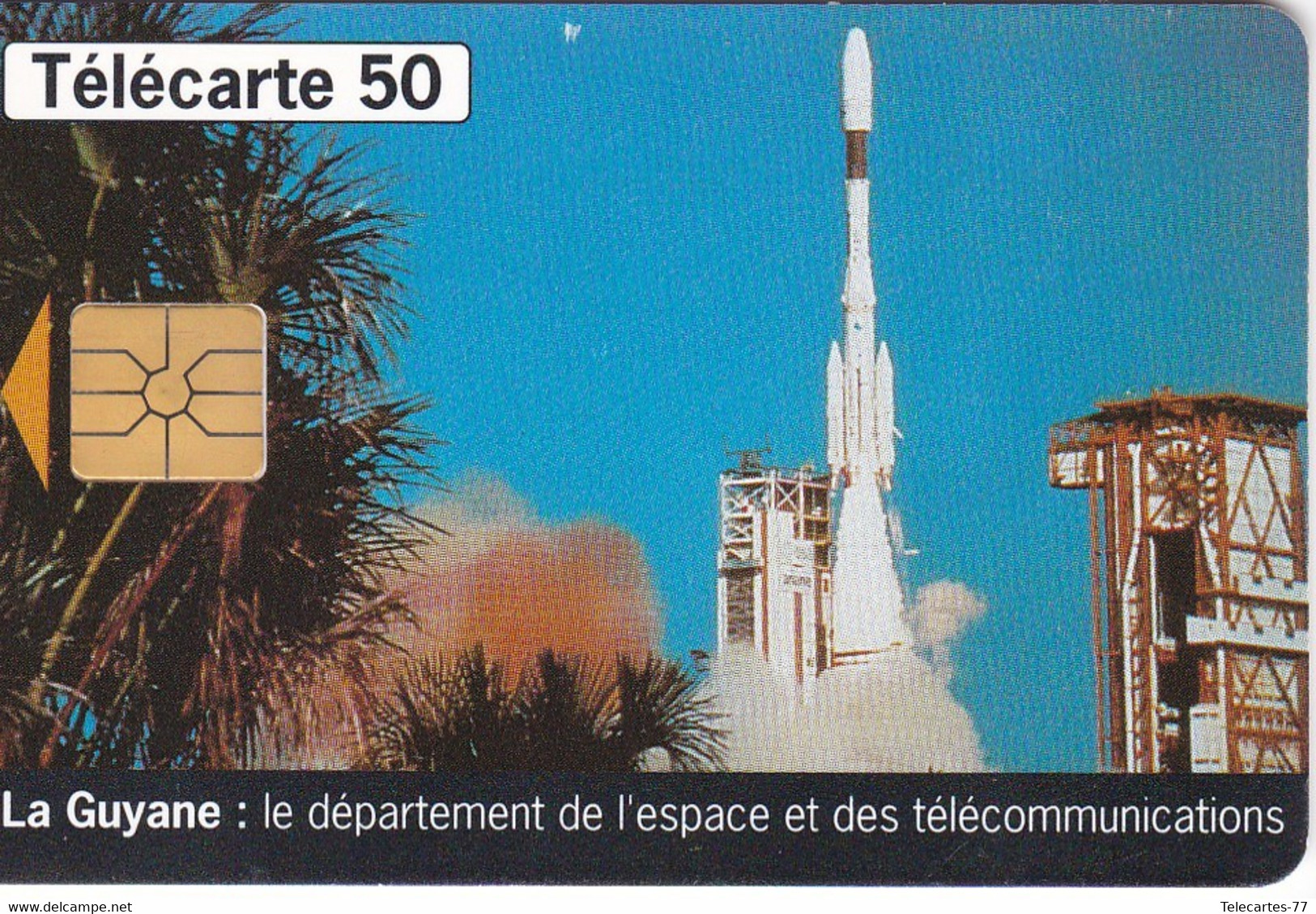 F627-GUYANE-ARIANE ESPACE-50u-GEM-02/96 - 1996