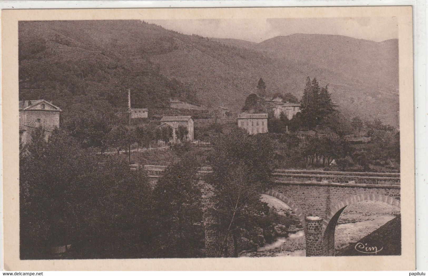 DEPT 07 : édit. Cim : Saint Martin De Valamas Le Pont Et Lavis - Saint Martin De Valamas