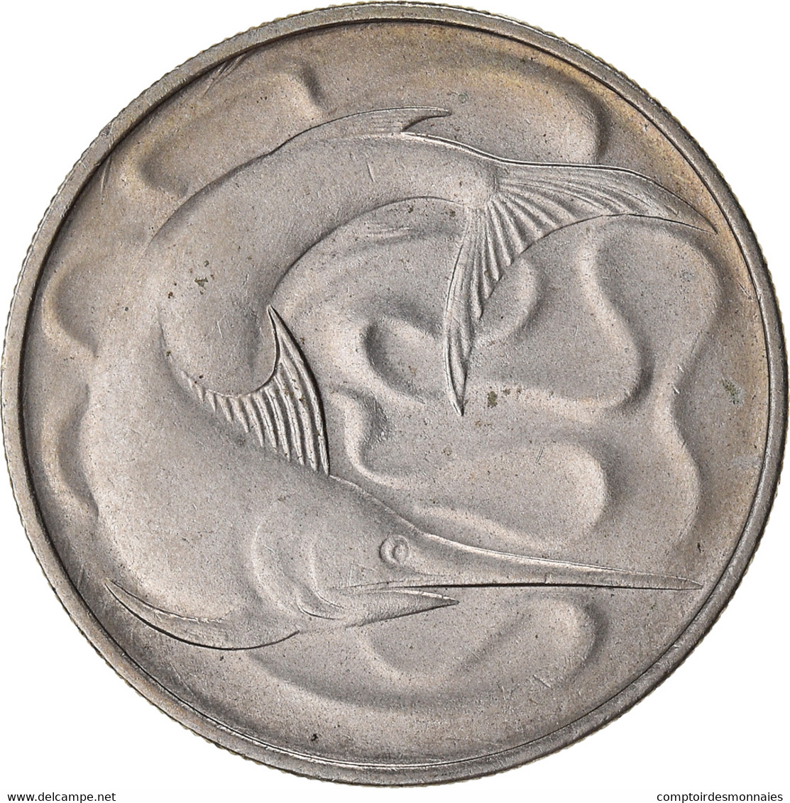 Monnaie, Singapour, 20 Cents, 1972 - Singapour