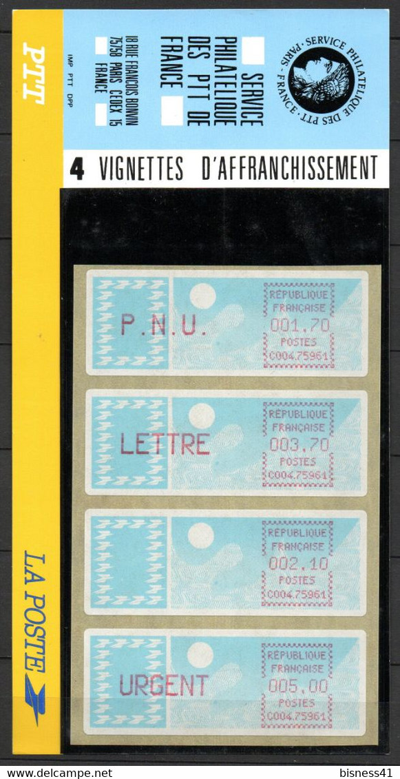 Lot De 4 Vignettes LISA Papier Carrier Neuves Sous Blister - 1985 « Carrier » Paper