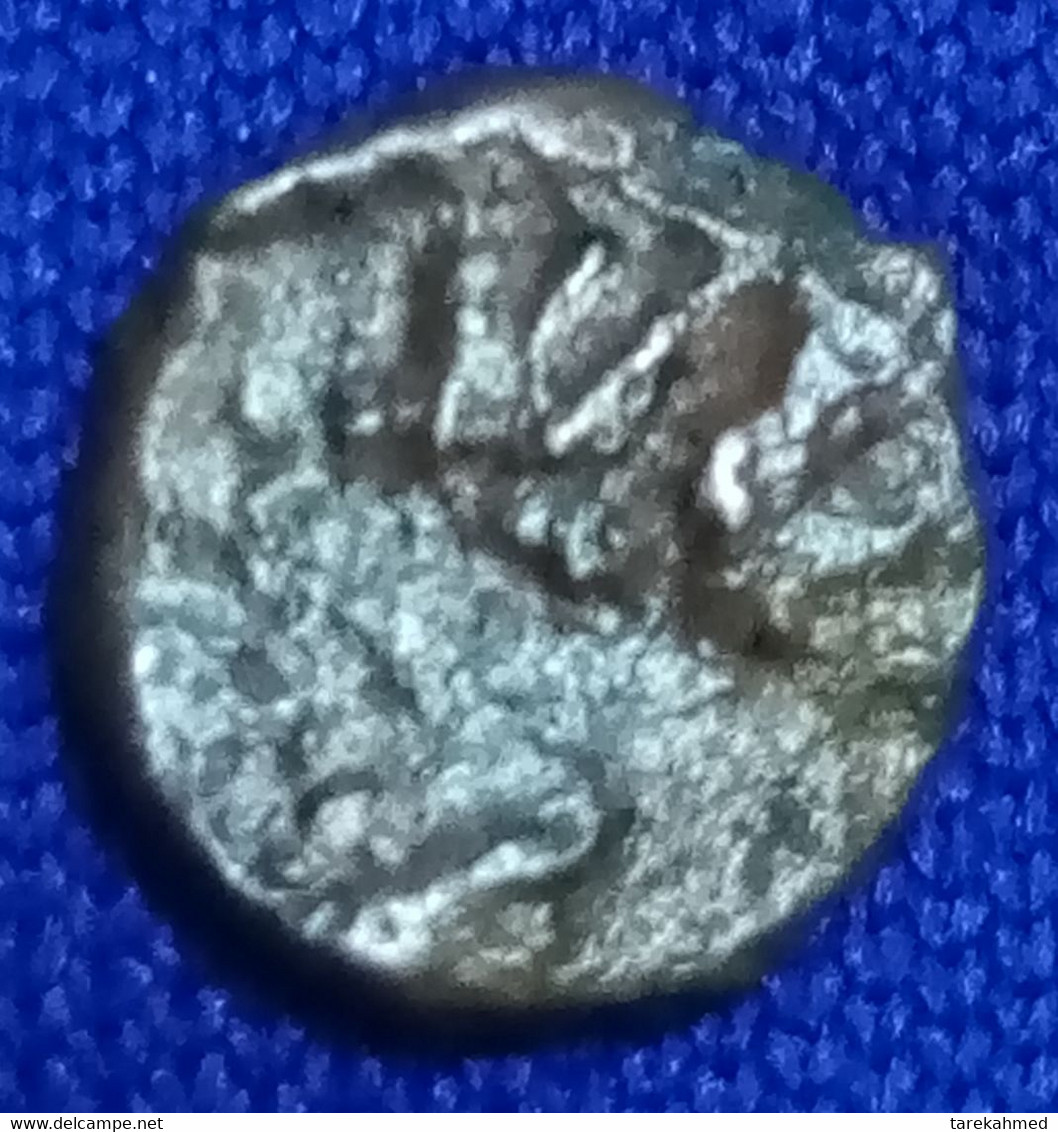 Kingdom Of Judea - Herodian Kings.Rare AE Half Prutah, King Herod I The Great (40-4 BC). . Gomaa - Oriental