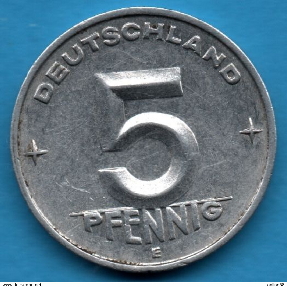 DDR RDA 5 PFENNIG 1953 E KM# 6 - 5 Pfennig