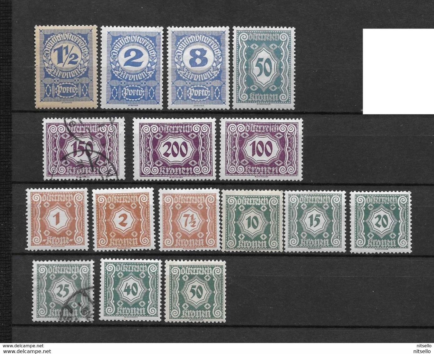 LOTE 2171 ///    AUSTRIA 1922   YVERT Nº: TAXE LOTE    ¡¡¡¡¡LIQUIDATION !!!! - Portomarken