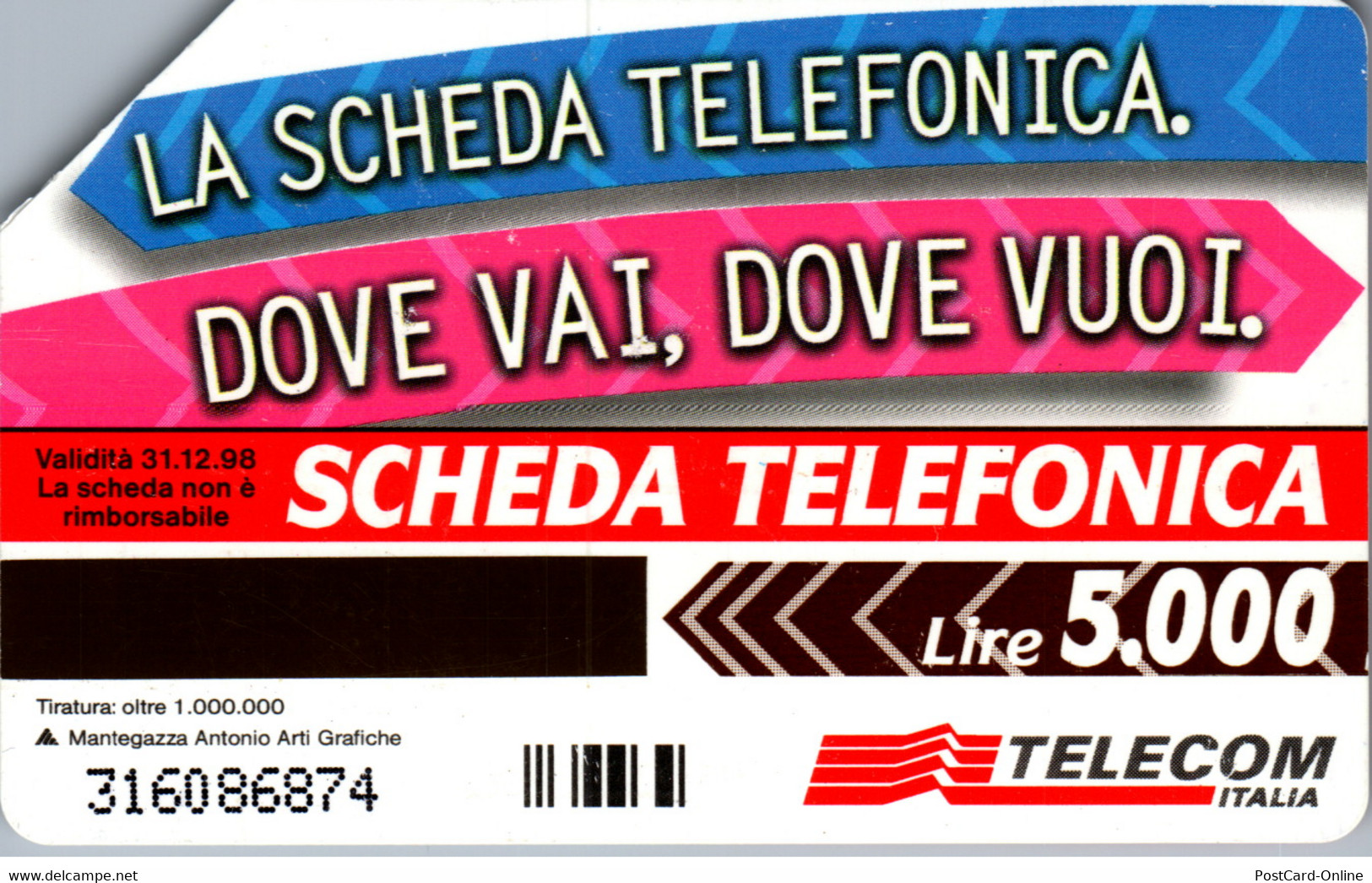 32507 - Italien - Scheda Telefonica - Öff. Diverse TK