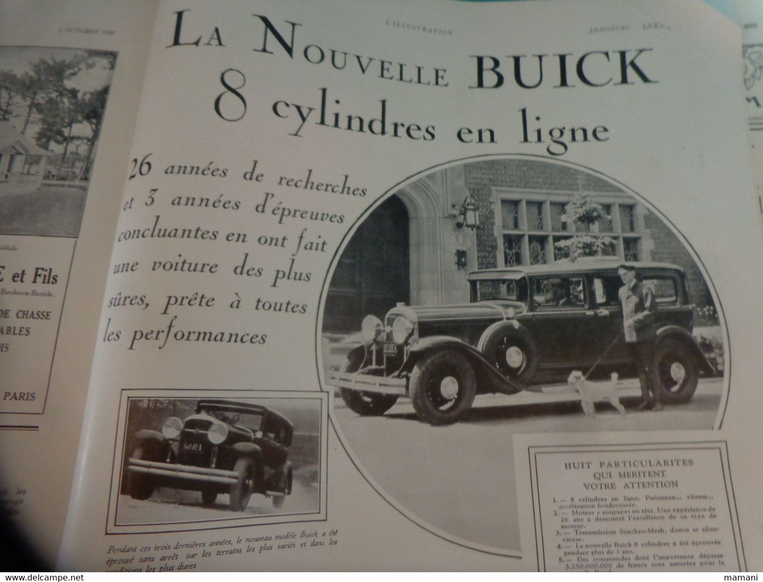 l'automobile  et le tourisme 4 octobre 1930