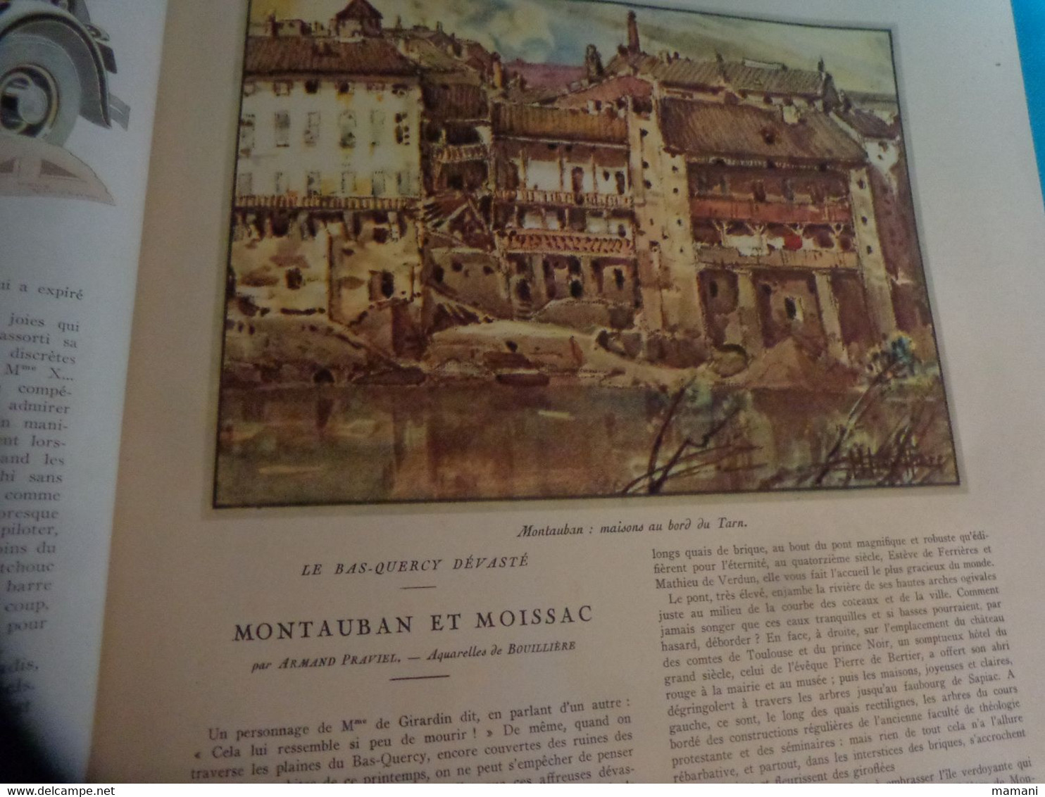 l'automobile  et le tourisme 4 octobre 1930