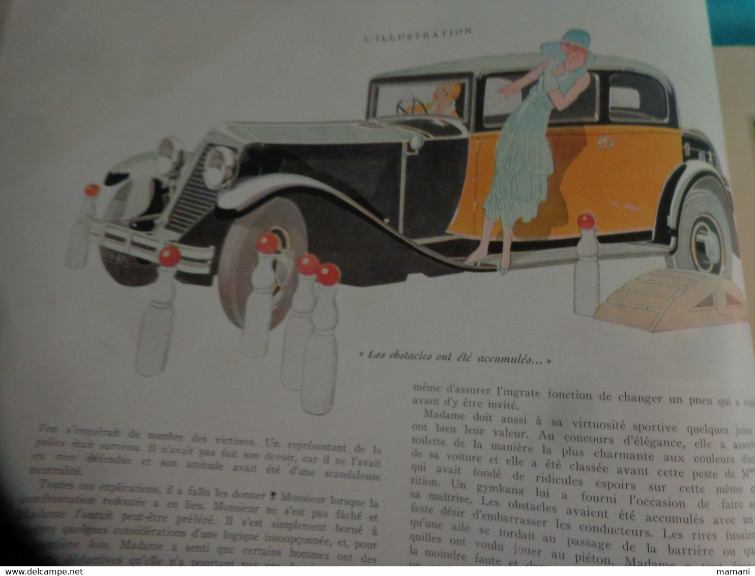 l'automobile  et le tourisme 4 octobre 1930