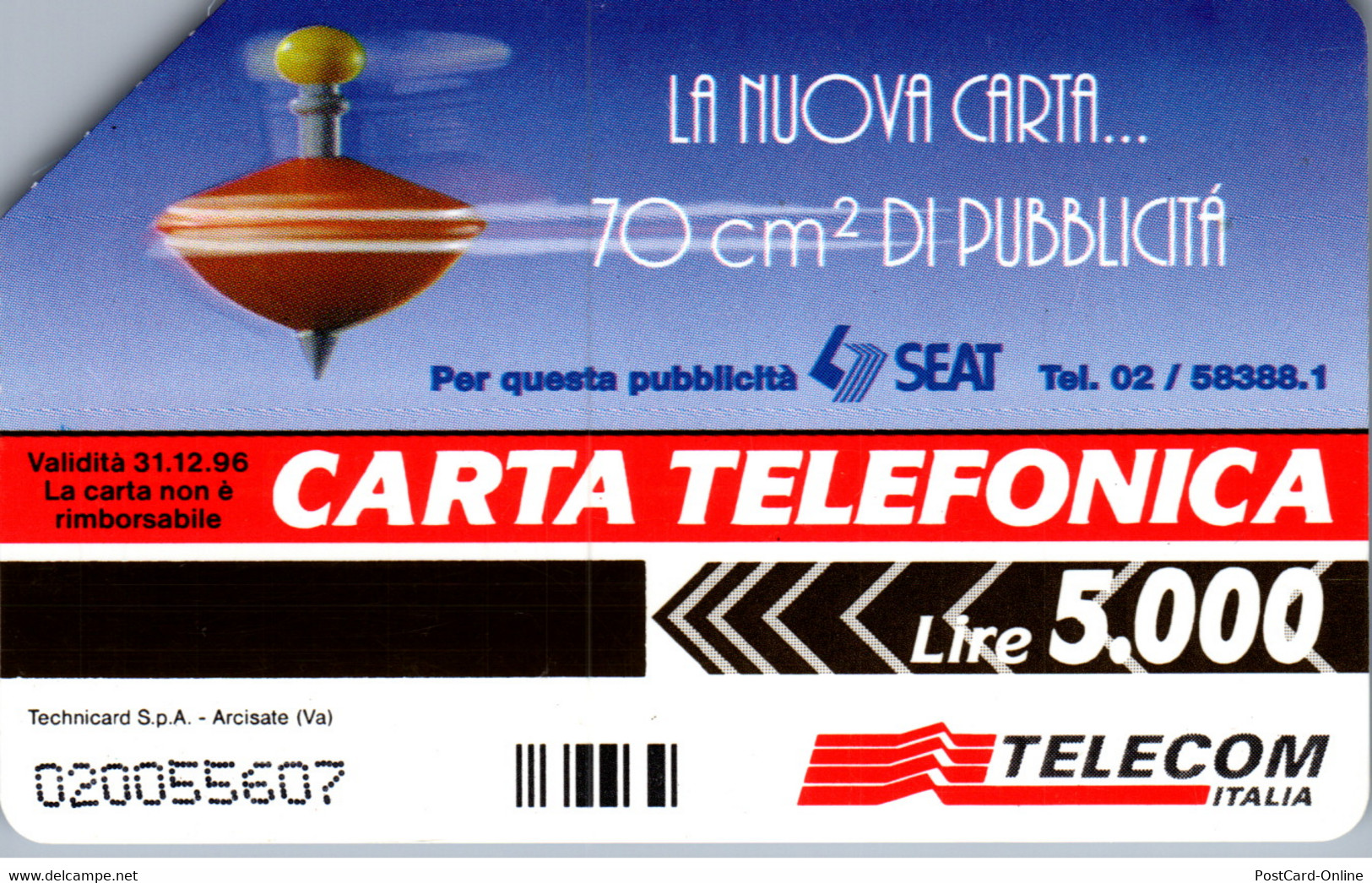 32549 - Italien - SEAT Divisione STET - Öff. Diverse TK