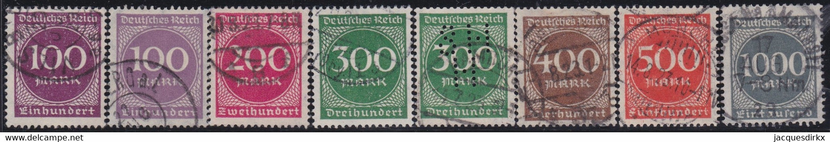 Deutsches Reich   .    Michel   .   268/273     .    O    .   Gestempelt   .    /    .   Cancelled - Used Stamps