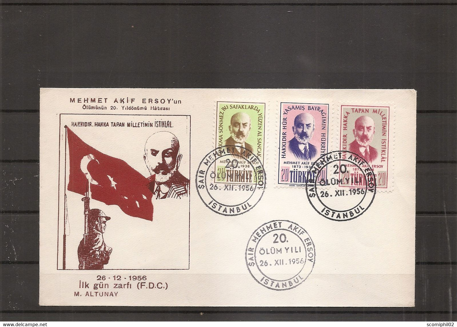 Turquie ( FDC De 1956 à Voir) - Briefe U. Dokumente