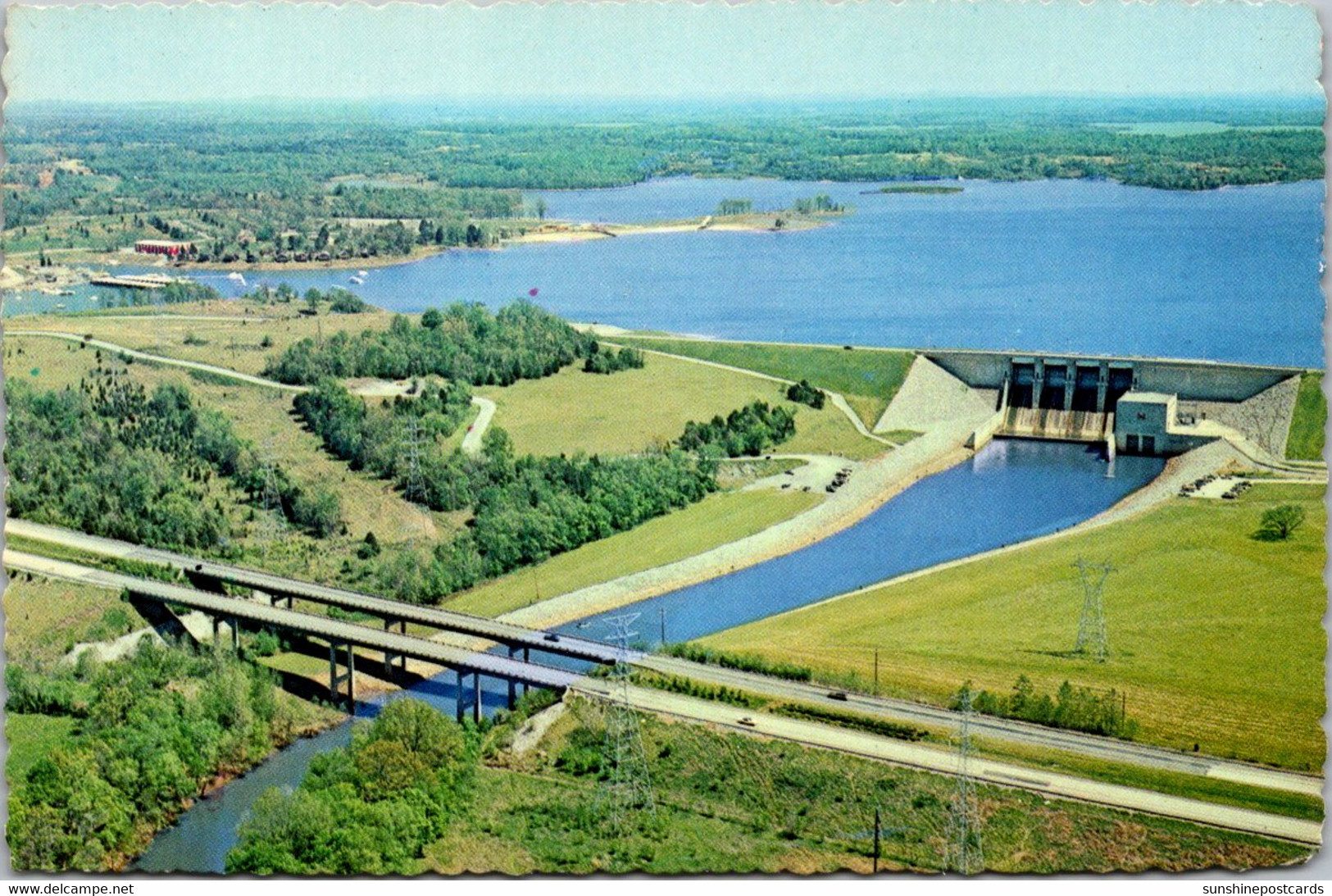 Tennessee Nashville Percy Priest Dam And Interstate 40 - Nashville