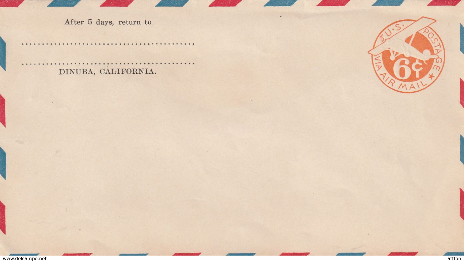 USA Air Mail Cover - 2b. 1941-1960 Nuevos