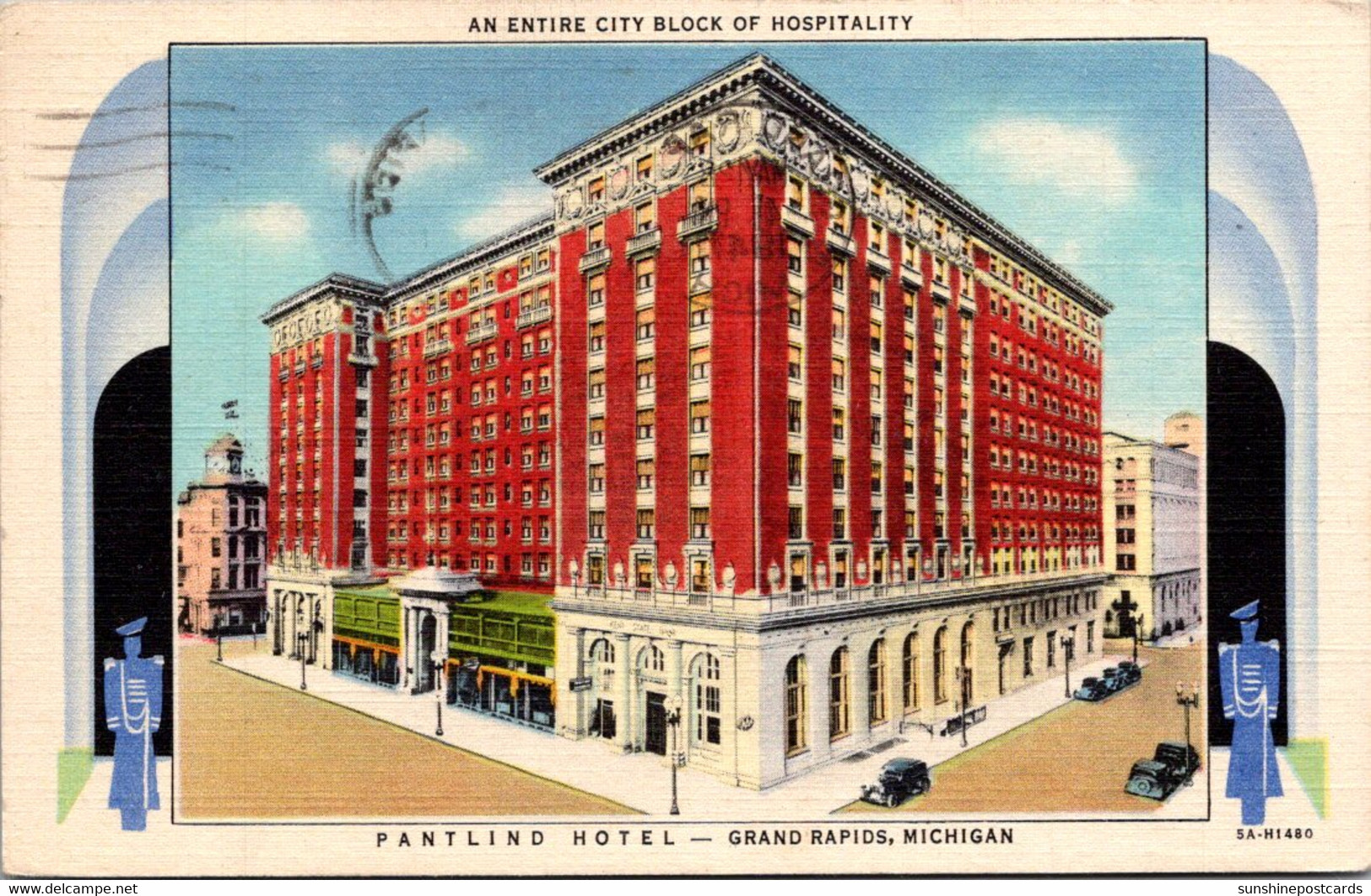 Michigan Grand Rapids The Pantlind Hotel 1947 - Grand Rapids