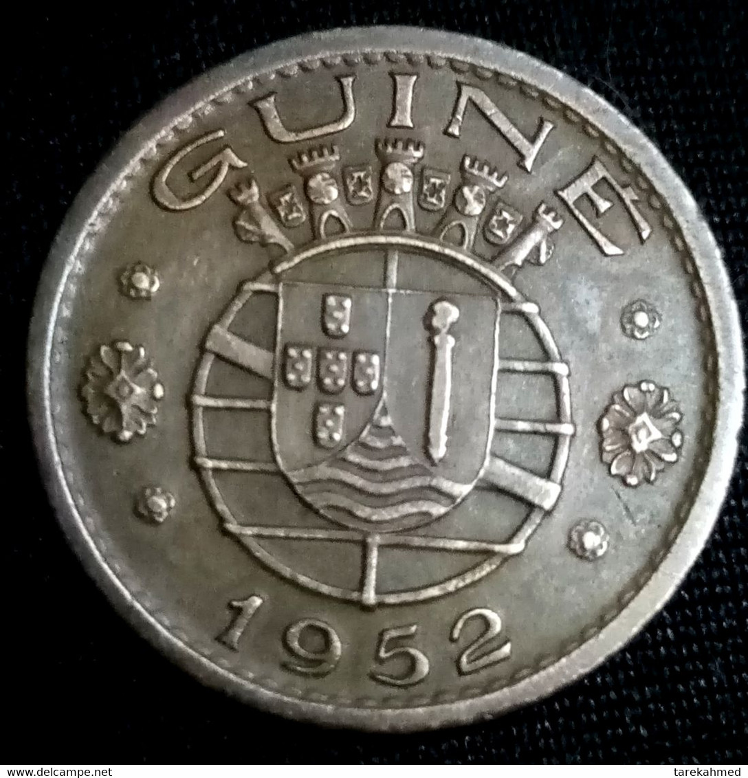 GUINEE BISSAU COLONIE PORTUGUAISE , 50 CENTAVOS , 1952 , KM 8 , Agomeza - Guinea Bissau