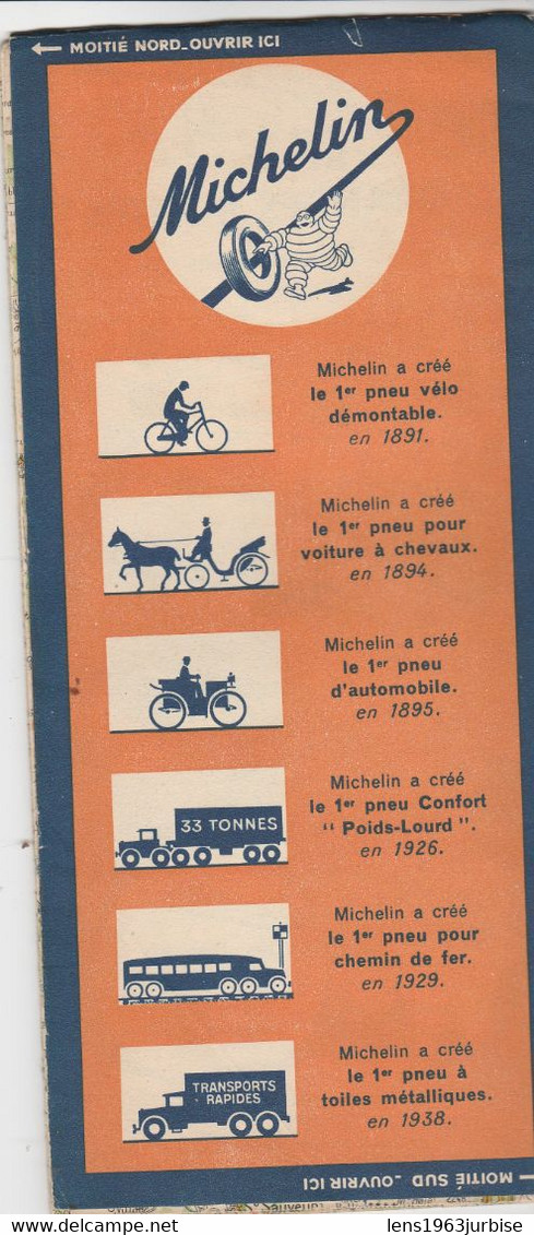 Avignon - Digne , Carte Michelin 81  ( 1942 ) - Cartes Routières