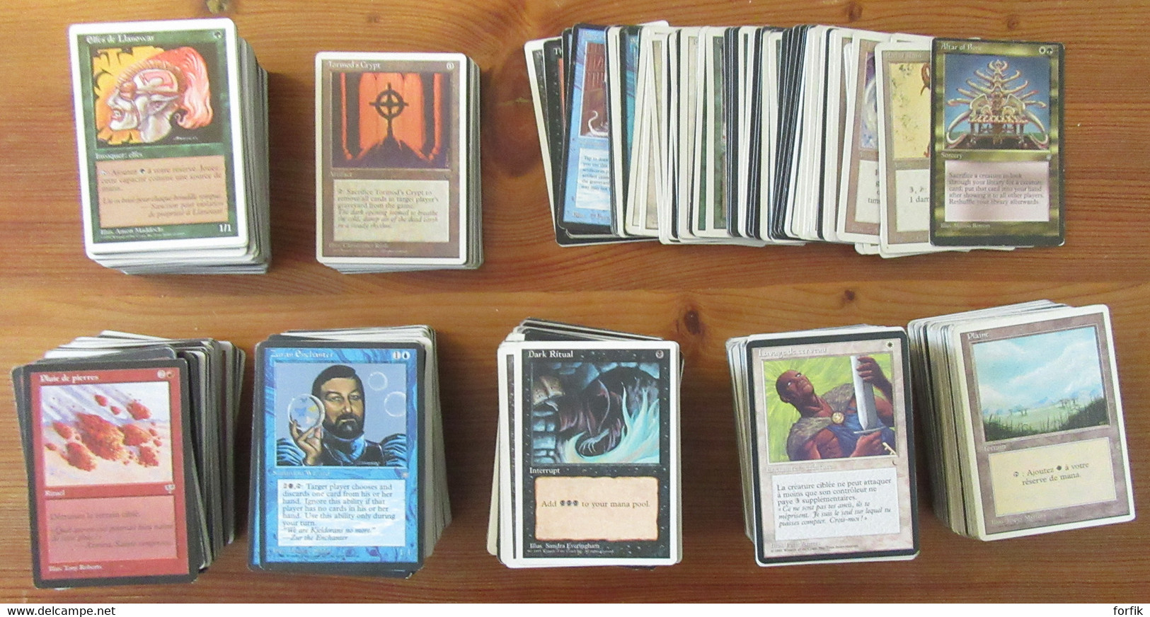 Magic The Gathering - Collection 993 Cartes Vintage 1994 à 1997 (Revised, 3e, 4e, 5e Edition, Ice Age, Mirage, Etc...) - Lots