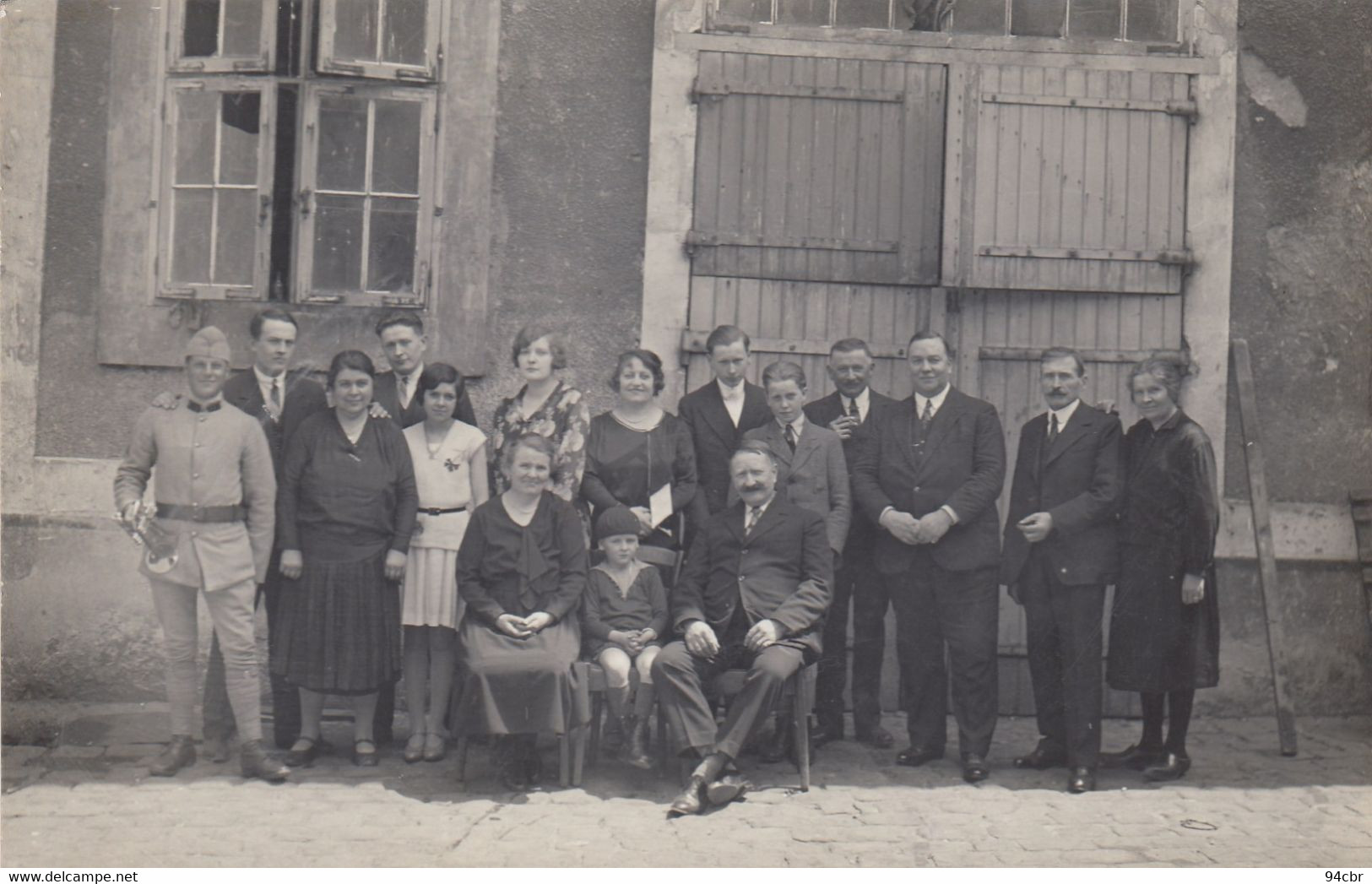 CARTE PHOTO )  Groupe Fontenay 1930 (a Situer)  (b.carte Photo) - Photos