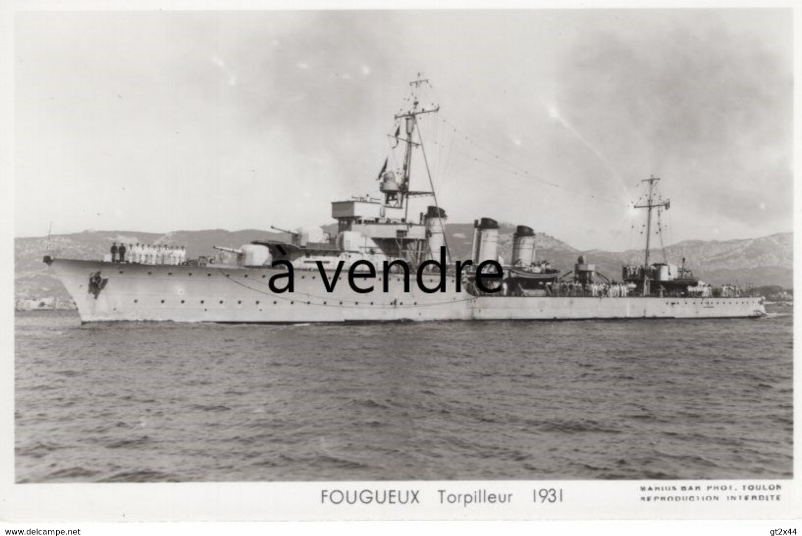 FOUGUEUX, Torpilleur, 1931 - Warships