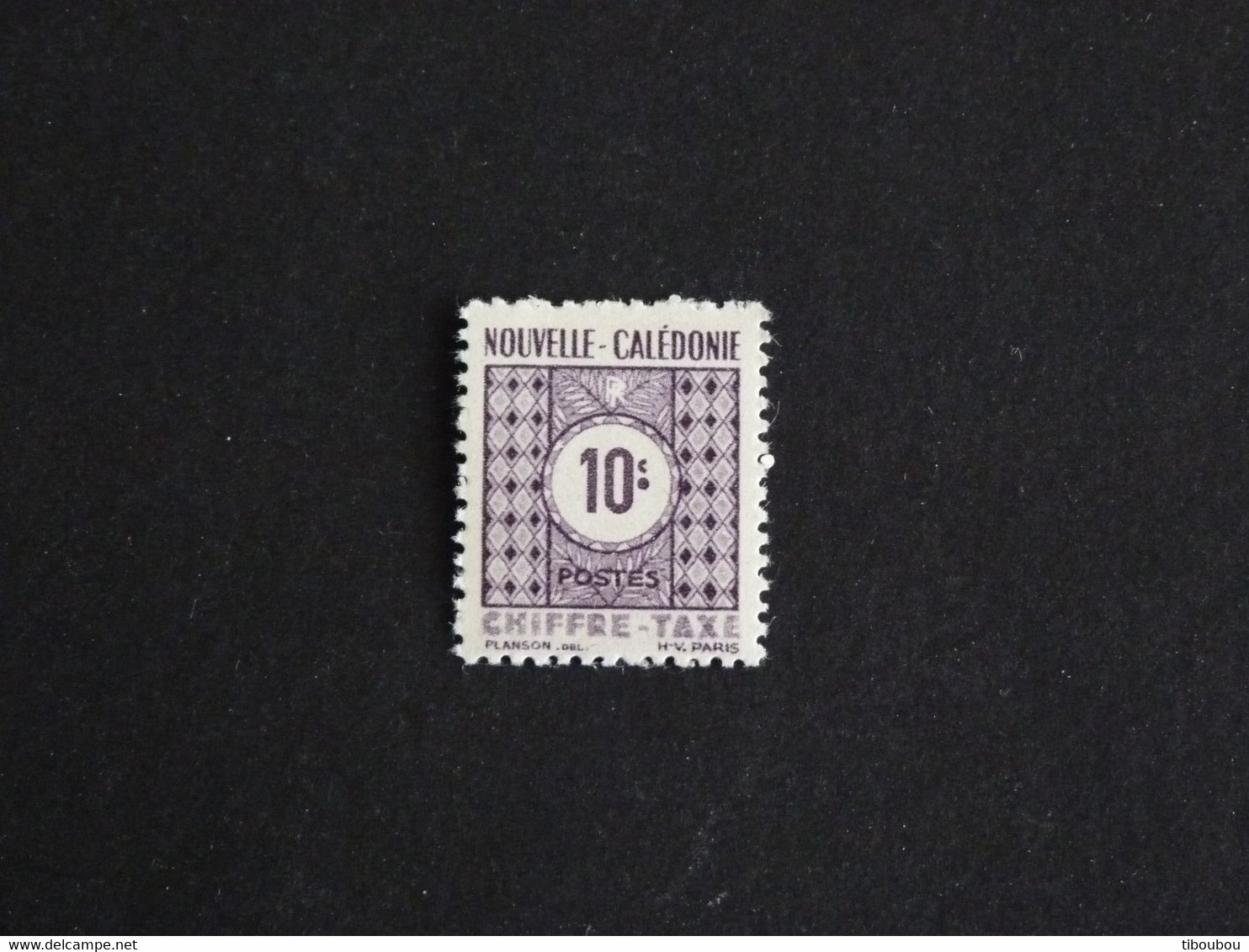 NOUVELLE CALEDONIE YT TAXE 39 * - Timbres-taxe