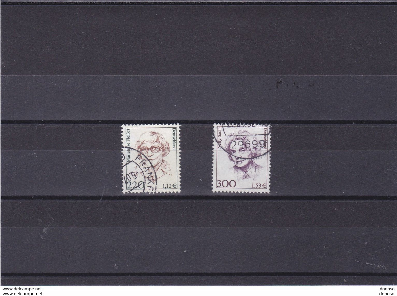 ALLEMAGNE 2001 FEMMES Yvert 1990-1991 Oblitéré  Cote : 5 Euros - Used Stamps