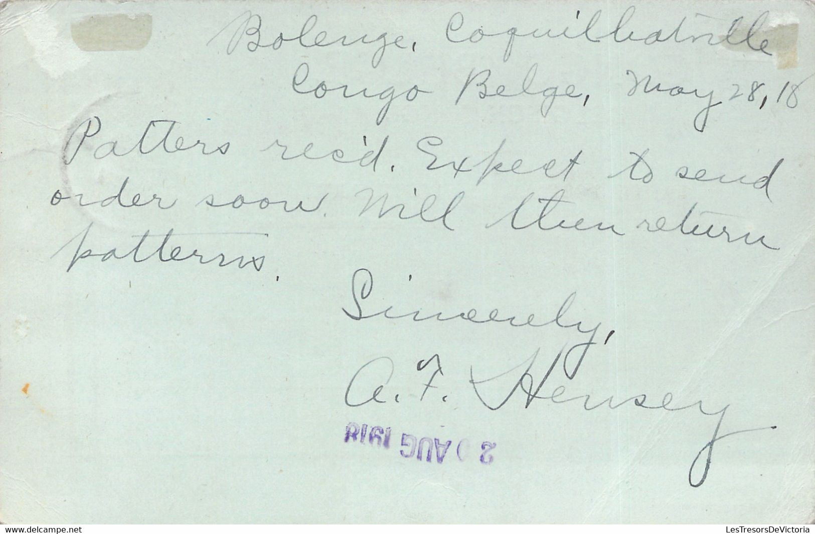 Entier Postal  - Congo Belge - Bilingue - De Kinshasa à L'Angleterre En Juin 1918 - Stamped Stationery