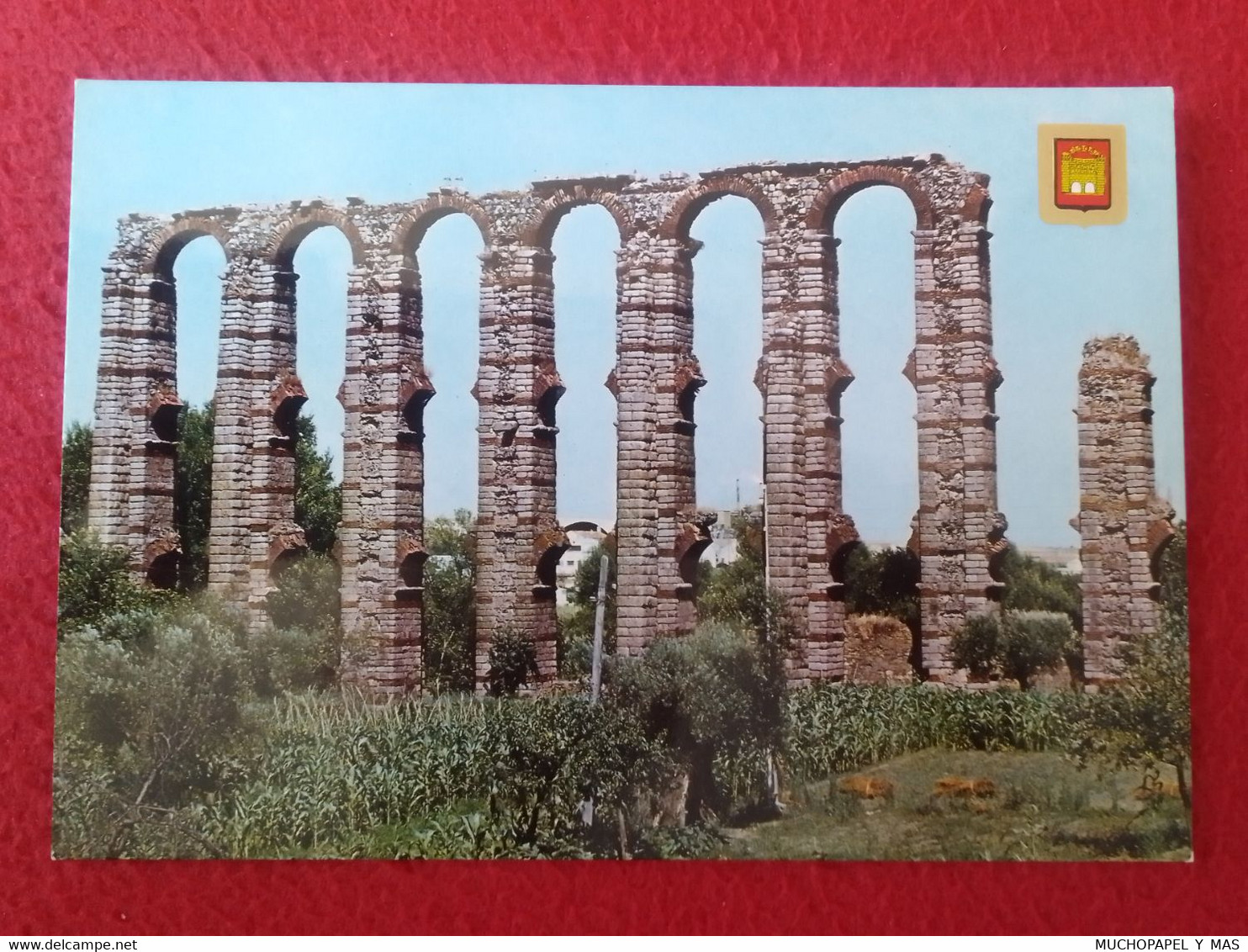 POSTKARTE ANTIGUA POSTAL POSTCARD EXTREMADURA MÉRIDA BADAJOZ ACUEDUCTO DE LOS MILAGROS..AQUEDUC AQUEDUT SPAIN ESPAGNE... - Mérida