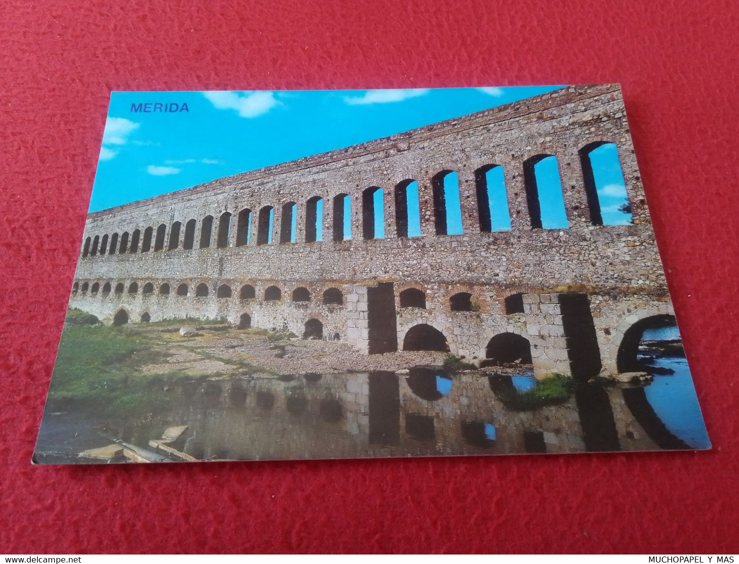 POSTKARTE ANTIGUA POSTAL POSTCARD EXTREMADURA MÉRIDA BADAJOZ ACUEDUCTO AQUEDUC AQUEDUCT ÁRABE DE SAN LÁZARO SPAIN SPAGNA - Mérida