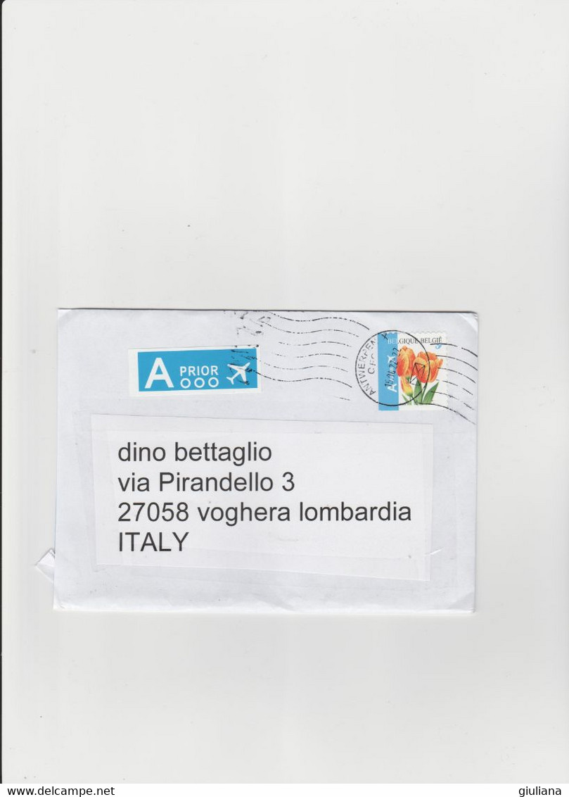 Belgio 2022 - Busta X L'Italia Affrancata Con 1 Stamp - Covers & Documents