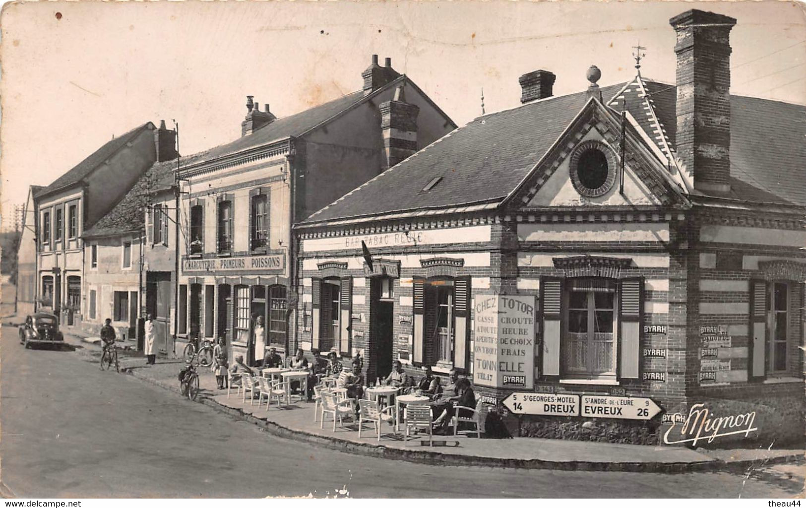 ¤¤  -    MARCILLY-sur-EURE    -   Carrefour De L'Eglise   -  Le Bureau De Tabac " CHEZ TOTOR "       -  ¤¤ - Marcilly-sur-Eure