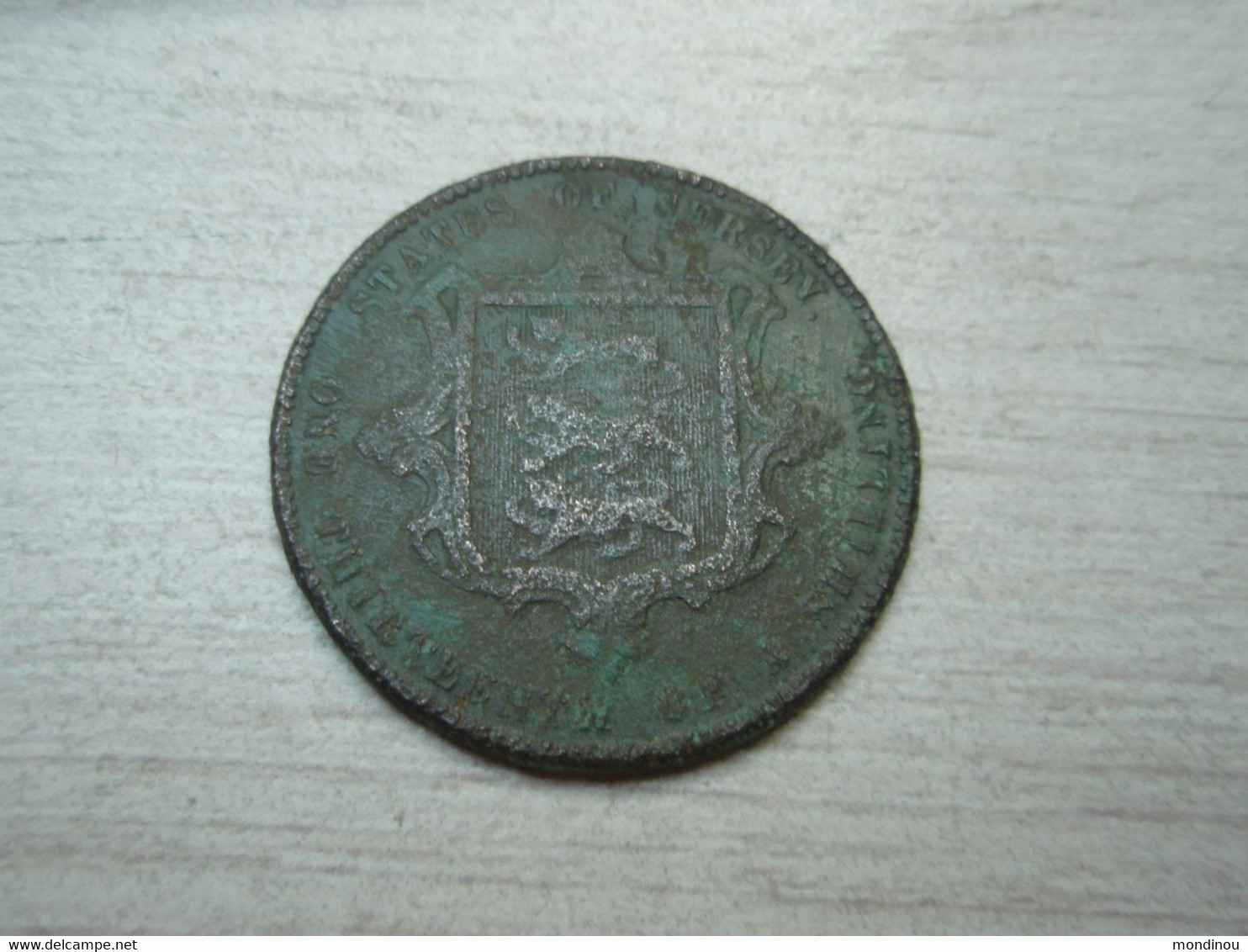 Pièce  Of A Shilling (1870) Reine Victoria / States Of Jersey - Andere & Zonder Classificatie