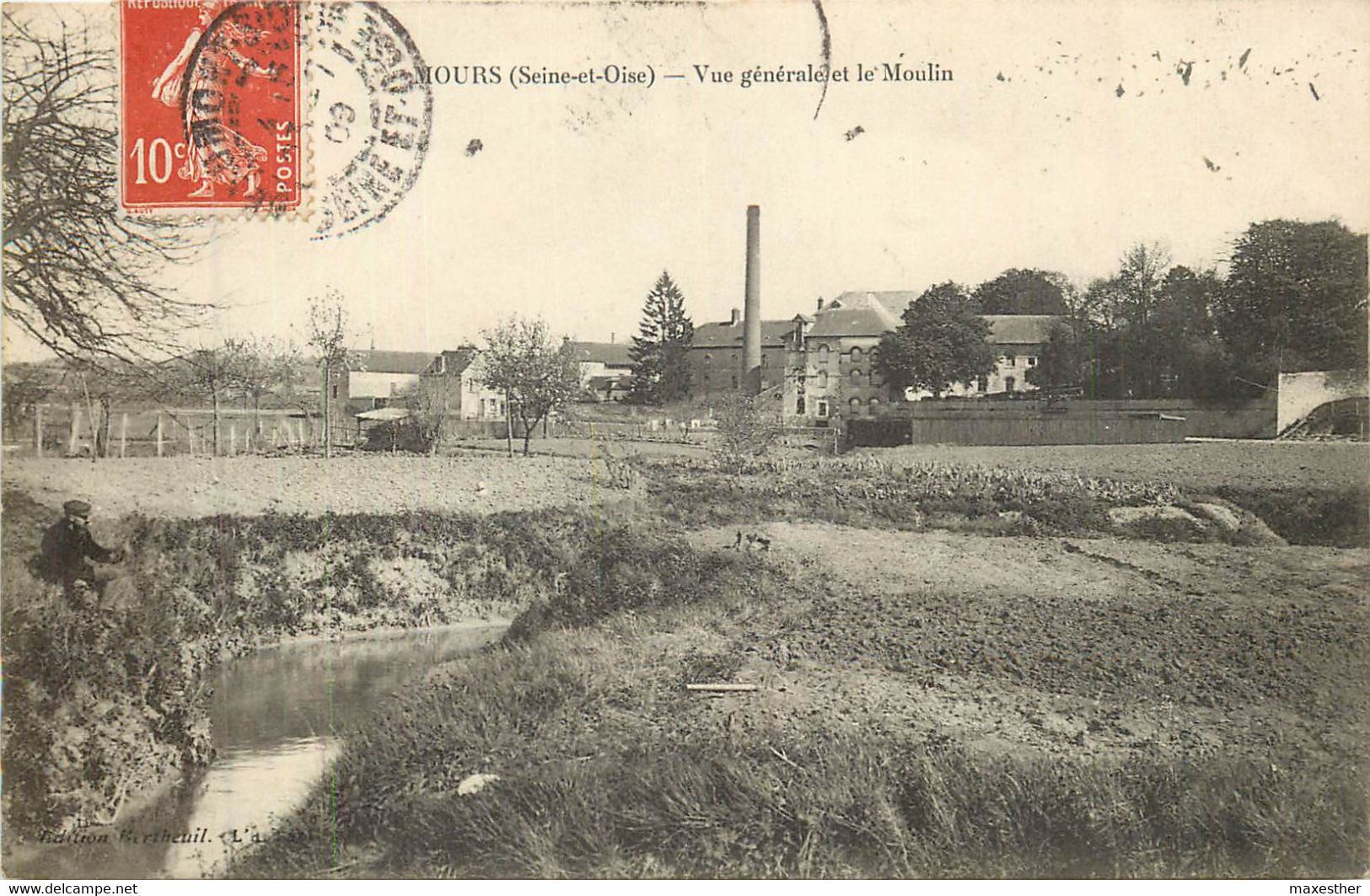 MOURS Vue Générale Et Le Moulin - Mours