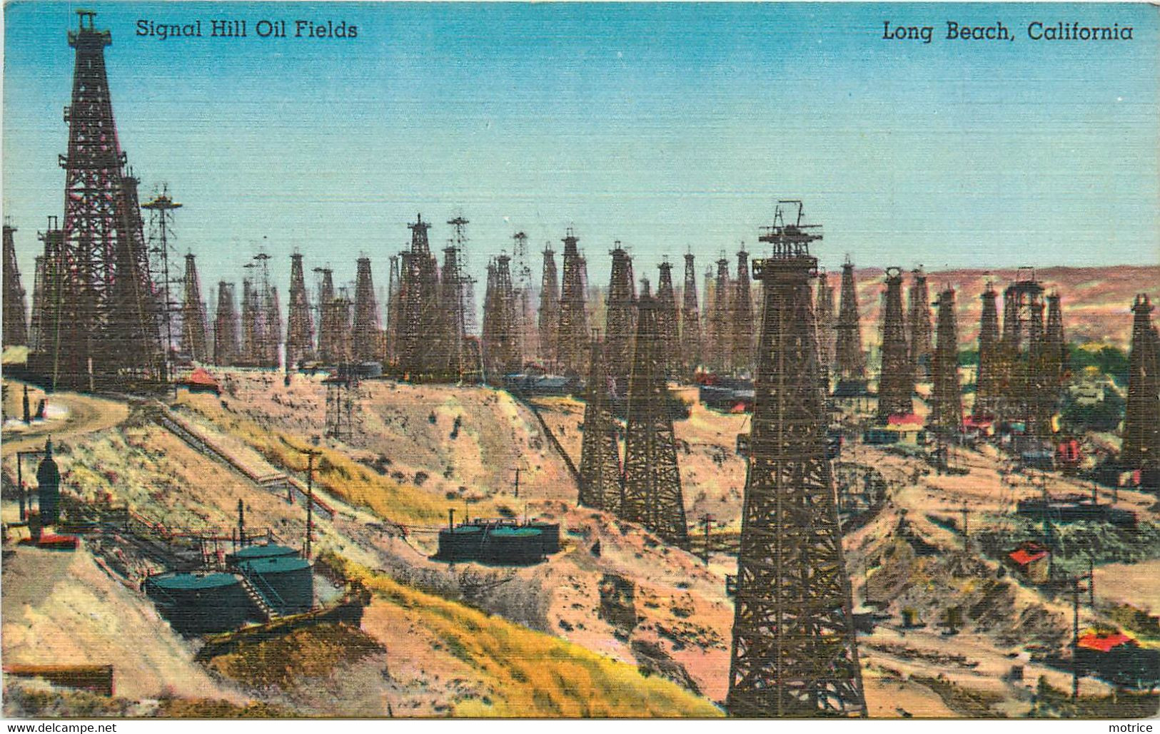 LONG BEACH (Calfornia) - Signal Hill Oil Fields, Puits De Pétrole. - Long Beach