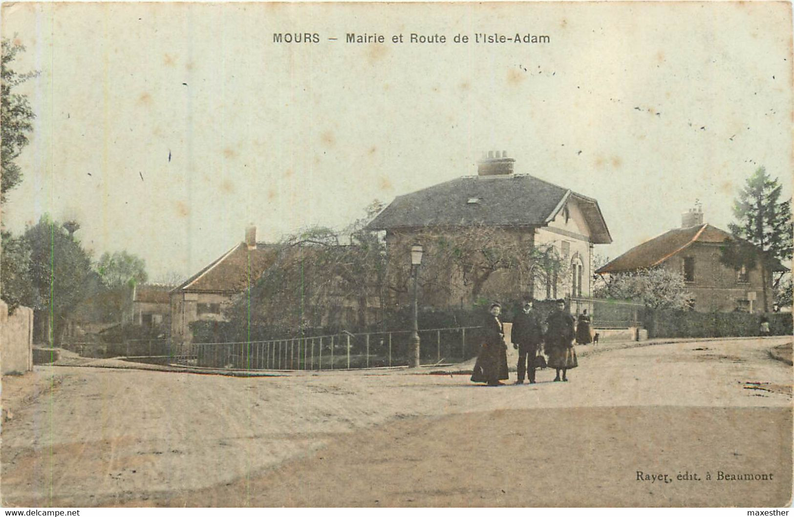 MOURS Mairie Et Route De L'Isle Adam - Mours