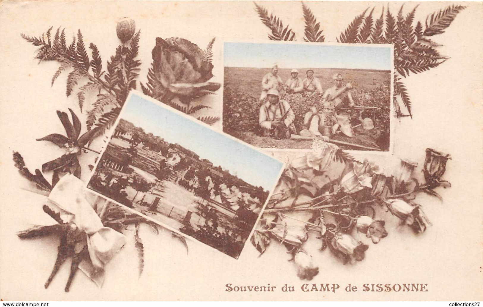 02-SISSONNE- CAMP- SOUVENIR DU CAMP DE SISSONNE MULTIVUES - Sissonne