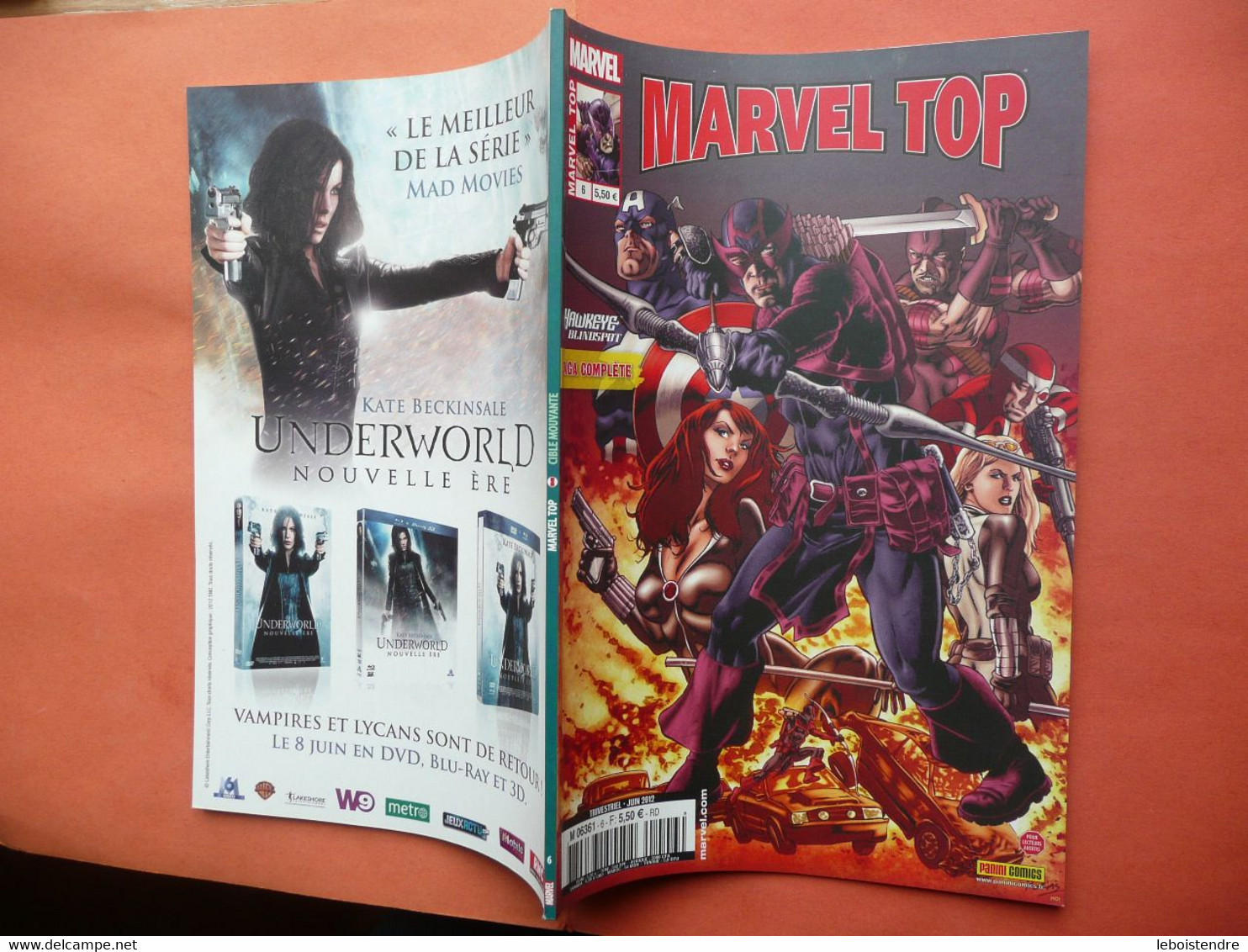 MARVEL TOP N 6 JUIN 2012 OEIL DE FAUCON HAWKEYE BLINDSPOT  MARVEL PANINI COMICS TRES BON ETAT - Marvel France