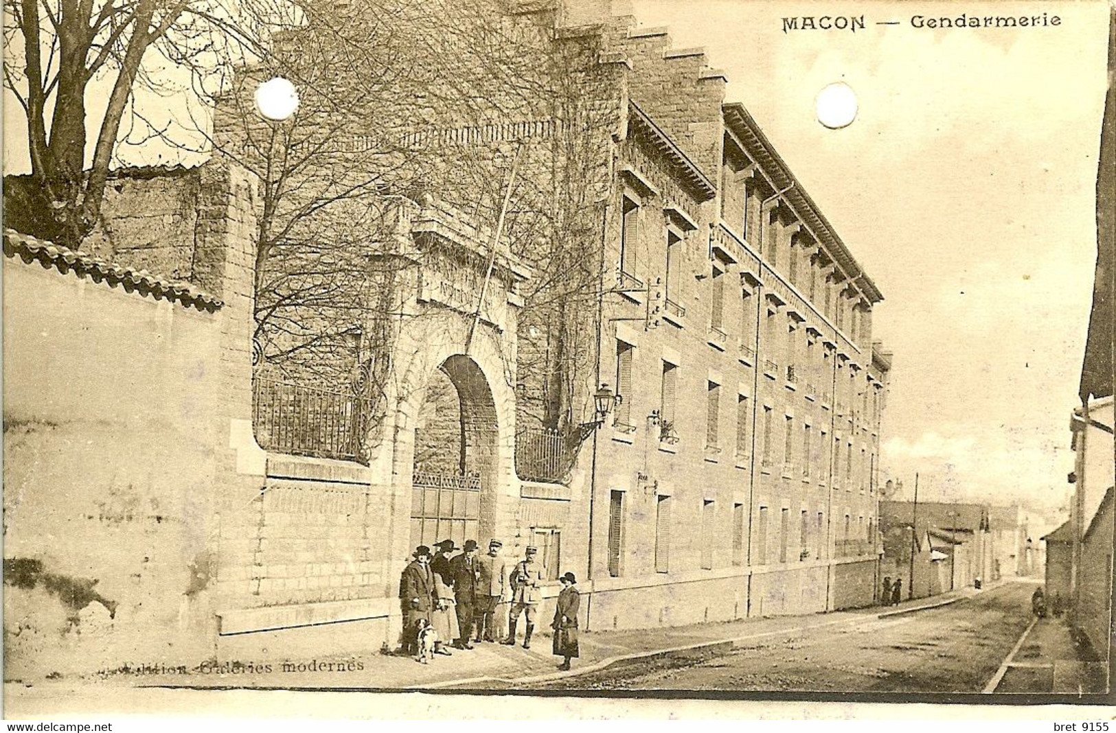 71 MACON GENDARMERIE A. CLEMENT GRAND BAZAR DE LA POSTE RUE VICTOR HUGO ADRESSEE A BLOT ET GALLAND TOURNUS - Macon