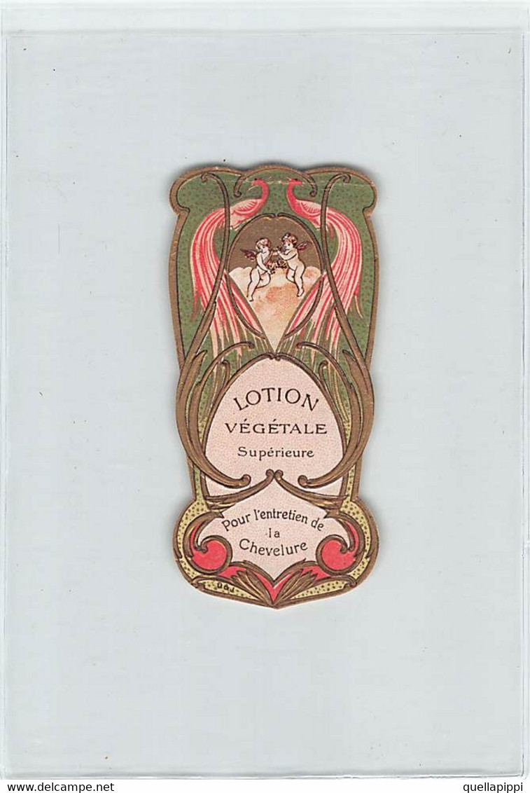 014019 "LOTION VEGETALE SUPERIEURE  POUR L'ENTRETIEN DE LA CHEVELURE" I QUARTO XX SEC. ETICHETTA - Etiquettes