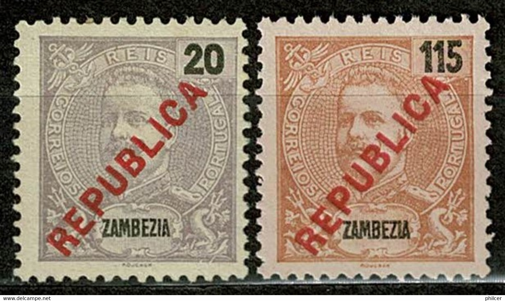Zambézia, 1917, # 94, 97, MNG And MH - Zambèze