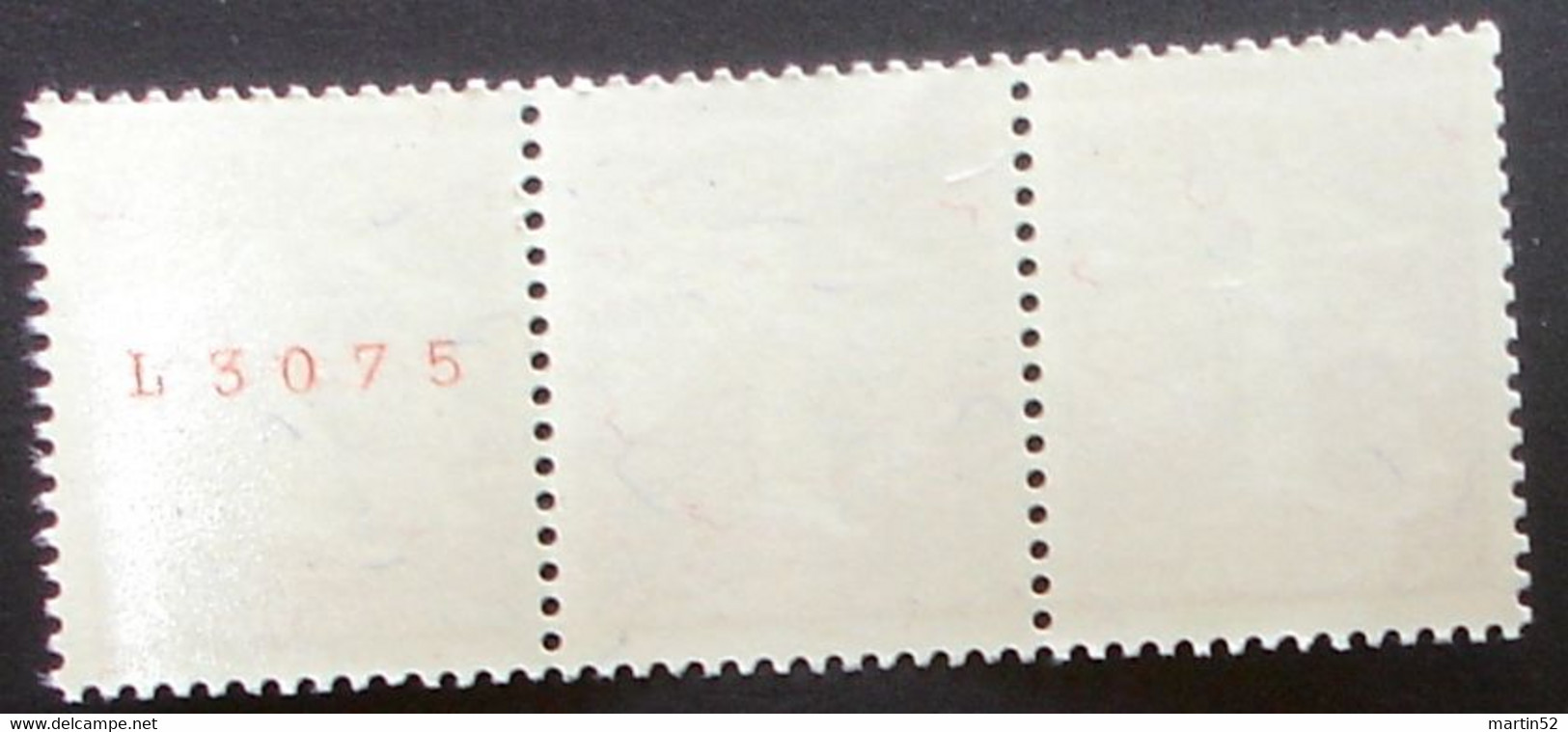 Schweiz Suisse 1939: Rollen-ZDR Se-tenant / Rouleaux / From Coil  Zu Z27a Mi W20 Mit N°. L 3075 ** MNH (Zu CHF 48.00) - Coil Stamps