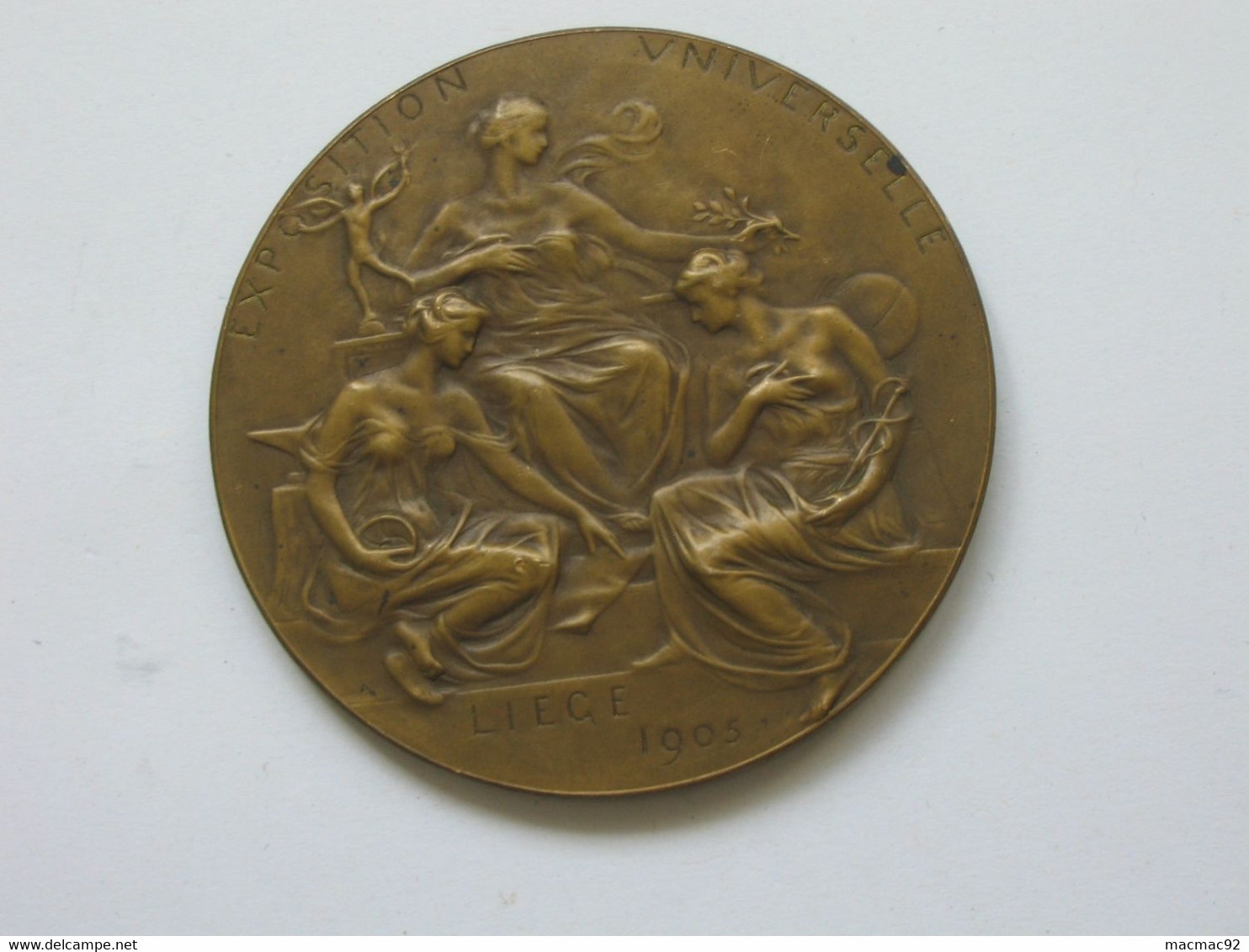 MEDAILLE Royaume De Belgique - Exposition Universelle 1905   **** EN ACHAT IMMEDIAT **** - Profesionales / De Sociedad