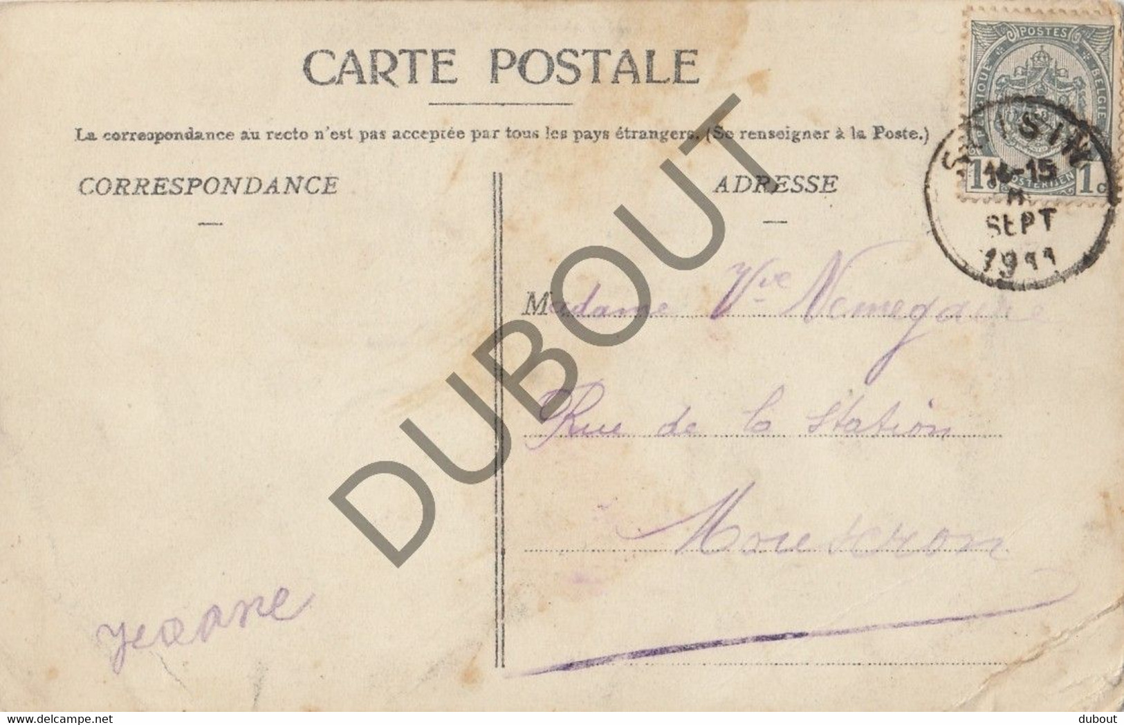 Postkaart-Carte Postale - ROISIN - La Roche Pelée (C2345) - Honnelles