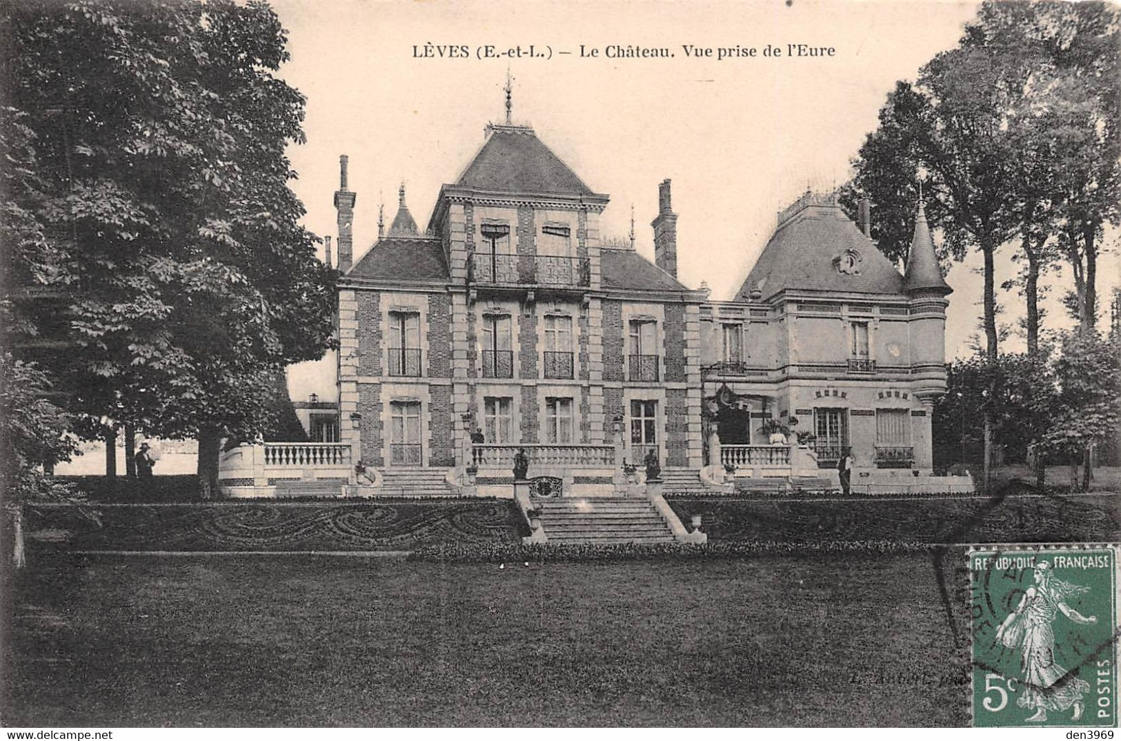 LEVES (Eure-et-Loir) - Le Château - Vue Prise De L'Eure - Lèves