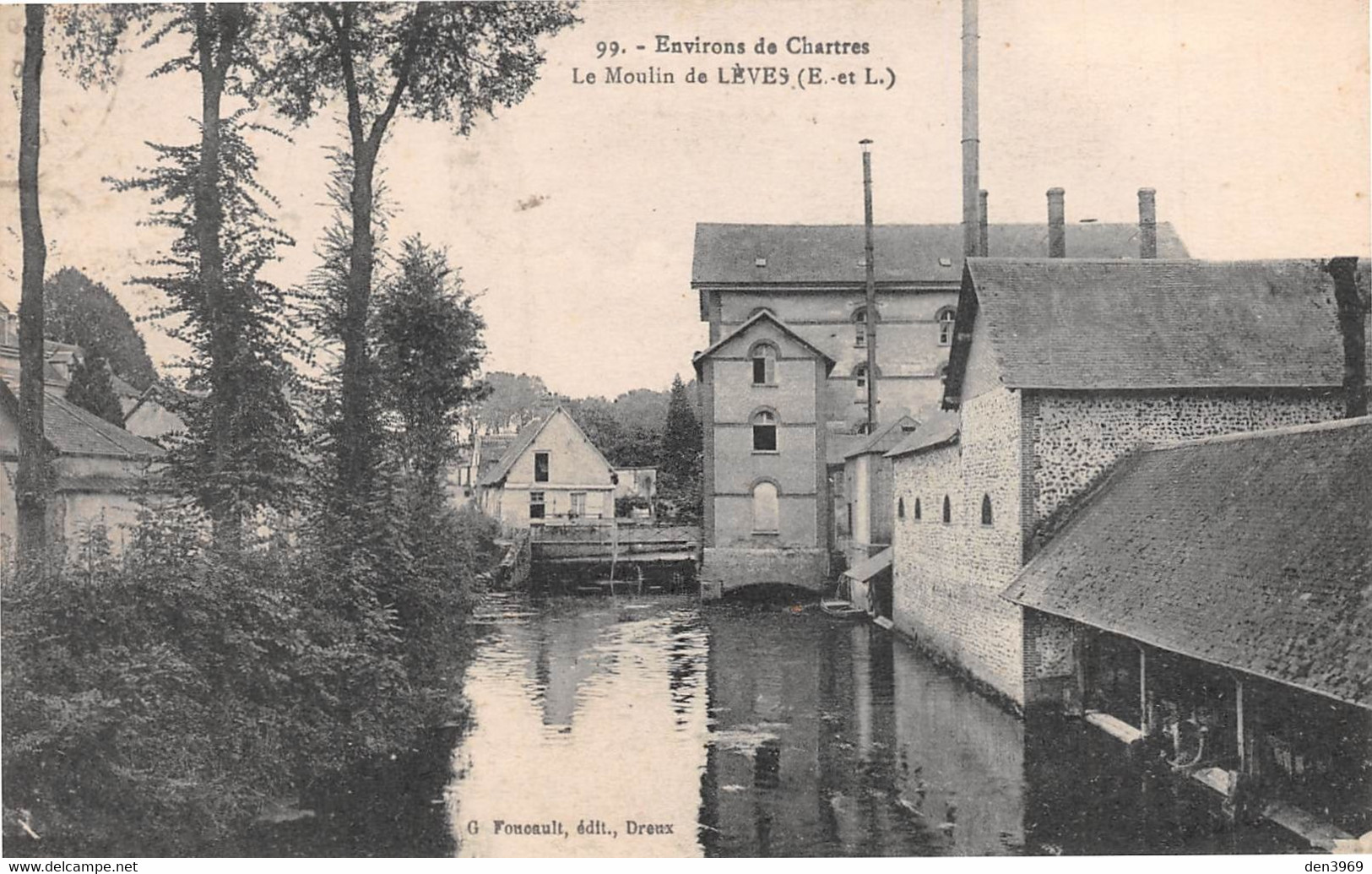 LEVES (Eure-et-Loir) - Le Moulin - Lavoir, Laveuse, Lavandière - Environs De Chartres - Lèves