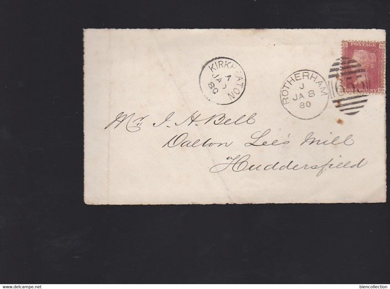 In Front Of Cover With Victoria " Rotheram " Cancelation - Lettres & Documents