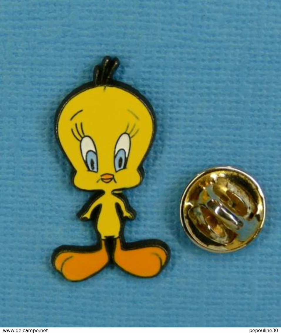 1 PIN'S //  ** TITI ET GROSMINET / SYLVESTRE & TWEETY / SÉRIES TÉLÉVISÉES D'ANIMATION USA ** . (™ & © 1991 Warner Bros) - Cinéma