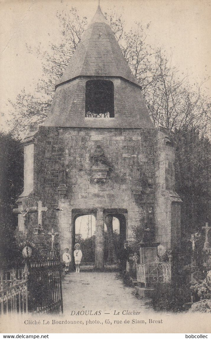 DAOULAS (Finistère): Le Clocher - Daoulas