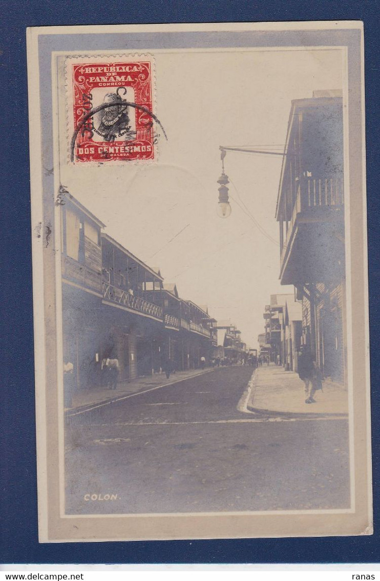 CPA Panama Circulé Colon Carte Photo - Panama