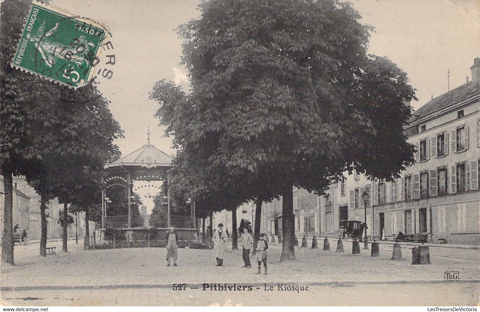 CPA Pithiviers - Le Kiosque - Oblitéré En 1913 - Pithiviers