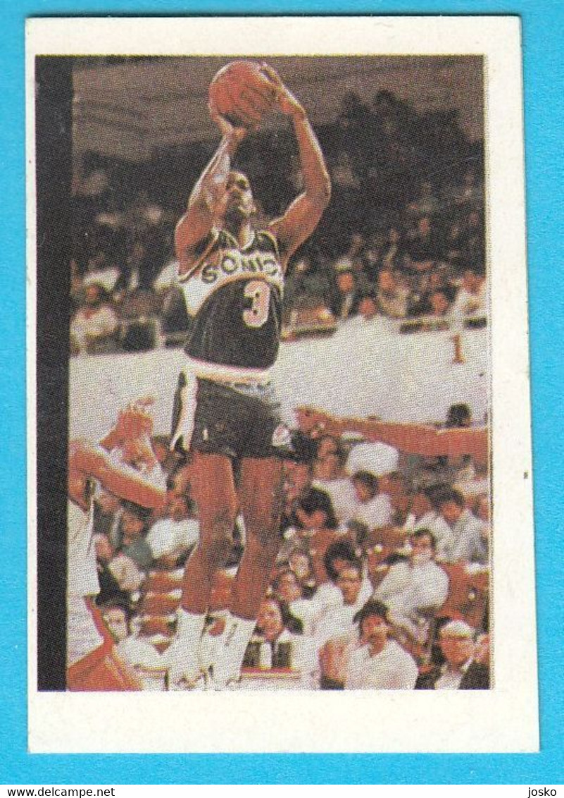 DALE ELLIS - Yugoslav Vintage Basketball Card 1980's * Seattle SuperSonics Dallas Mavericks Basket-ball Pallacanestro - 1980-1989